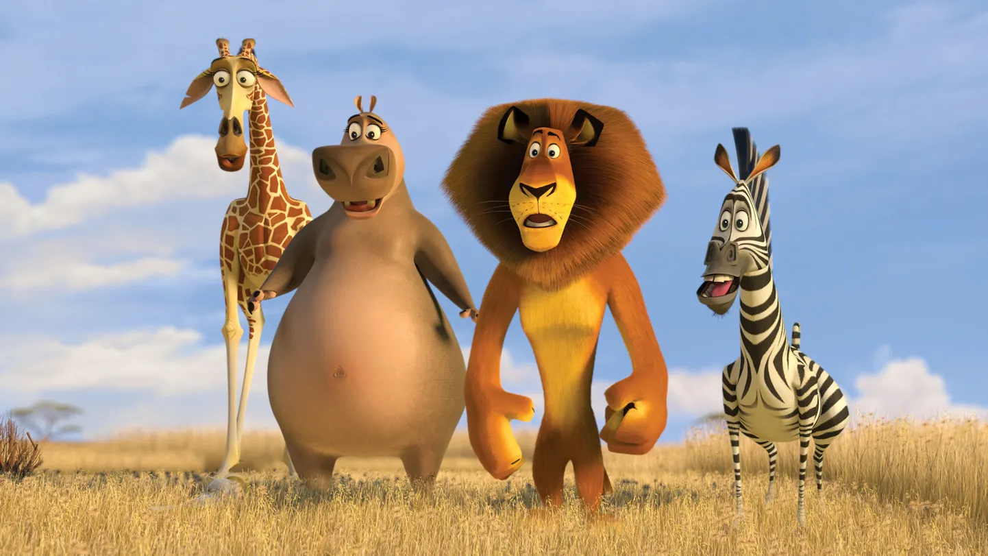 Kaader animafilmist «Madagaskar 2»