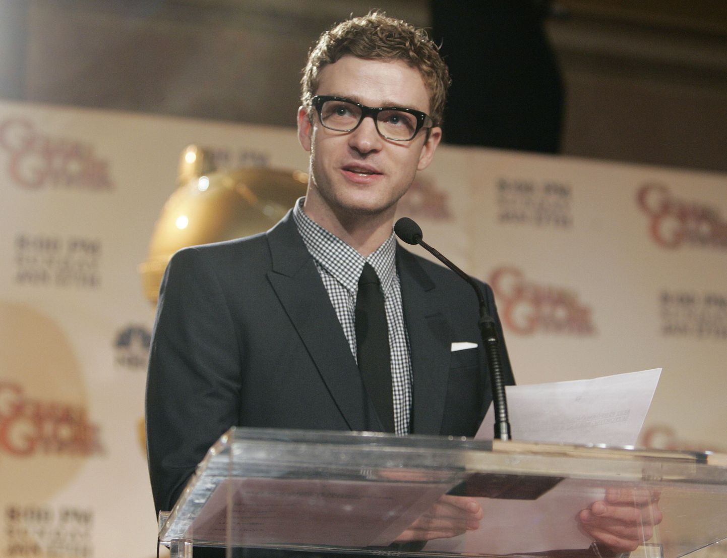 Kuldgloobuste nominendid luges ette laulja Justin Timberlake
