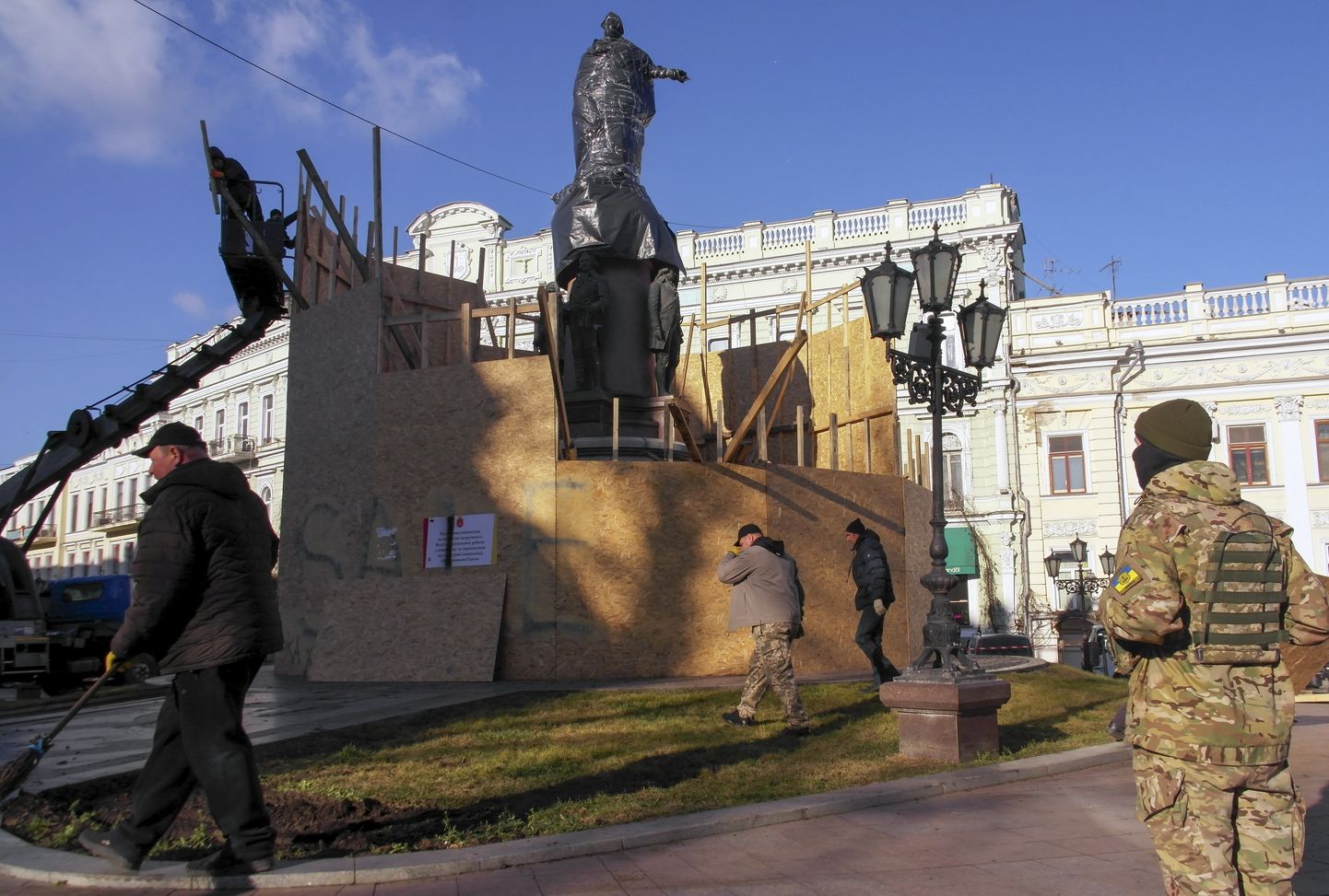 Памятник Екатерины II в Одессе.