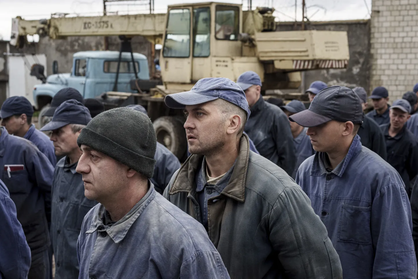 Vene sõjavangid Ukrainas asuvas laagris Lvivi lähistel 25. aprillil 2024. a.