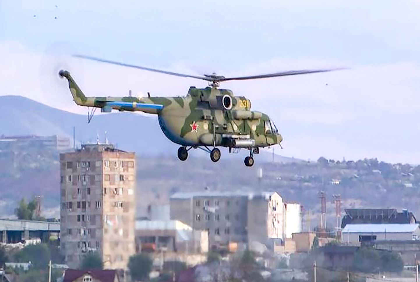 Российский военный вертолет. Иллюстративное фото.
