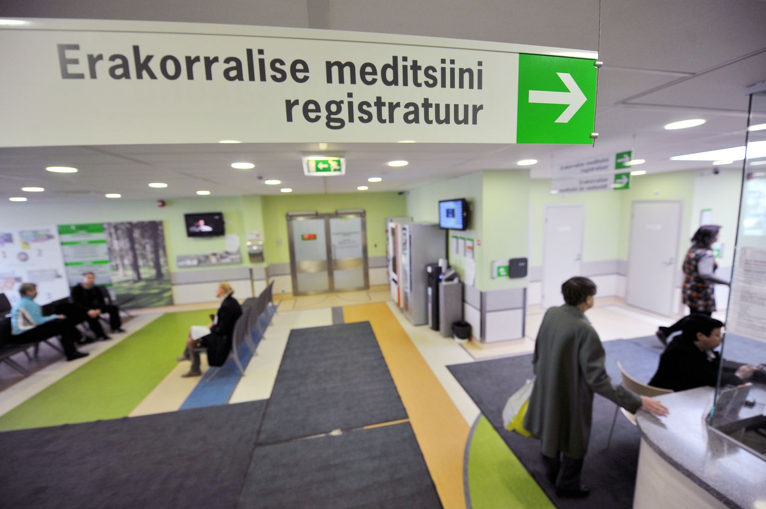 Erakorralise meditsiini osakond Põhja-Eesti Regionaalhaiglas.