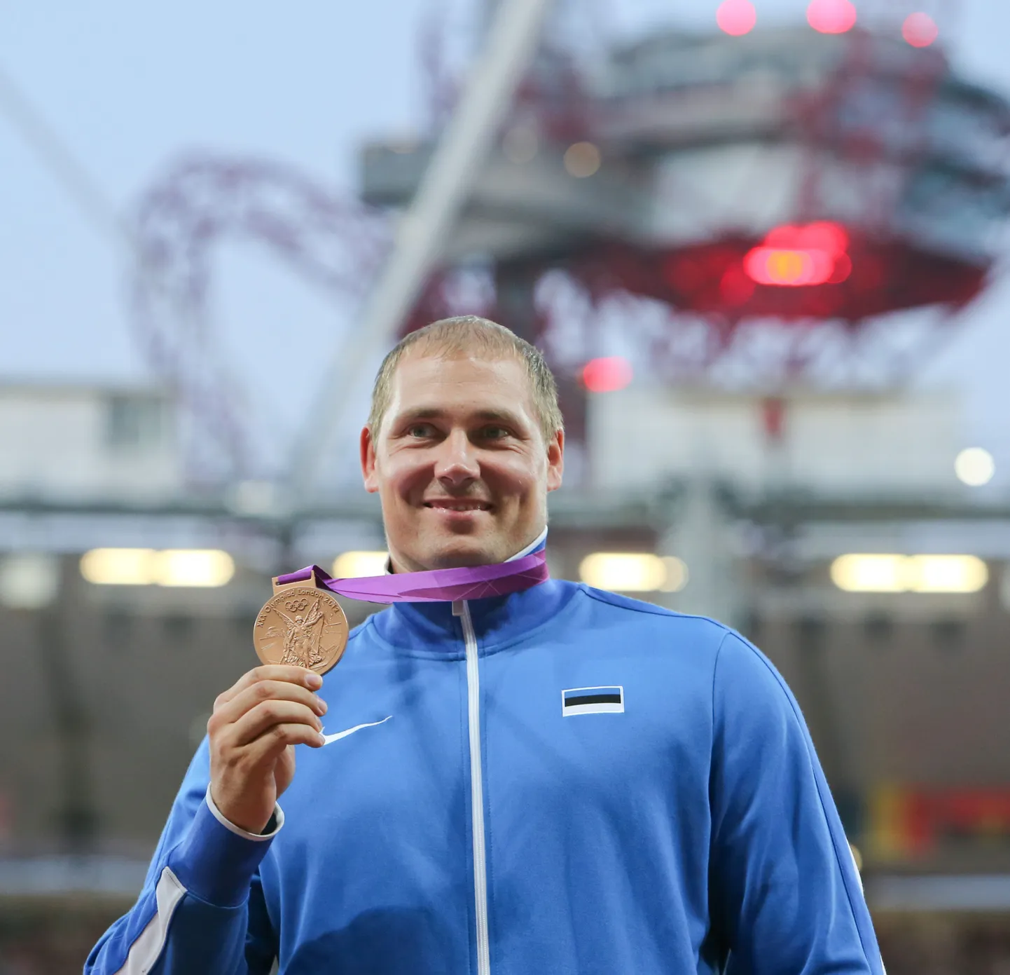 Герд Кантер с серебряной медалью Лондона-2012.