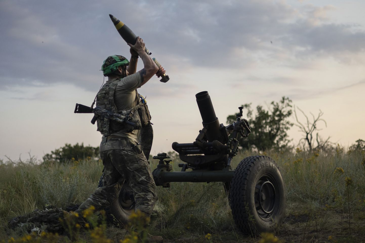 Sõdur Ukraina rindel Bahmuti lõigus, 2. juulil 2023. a.