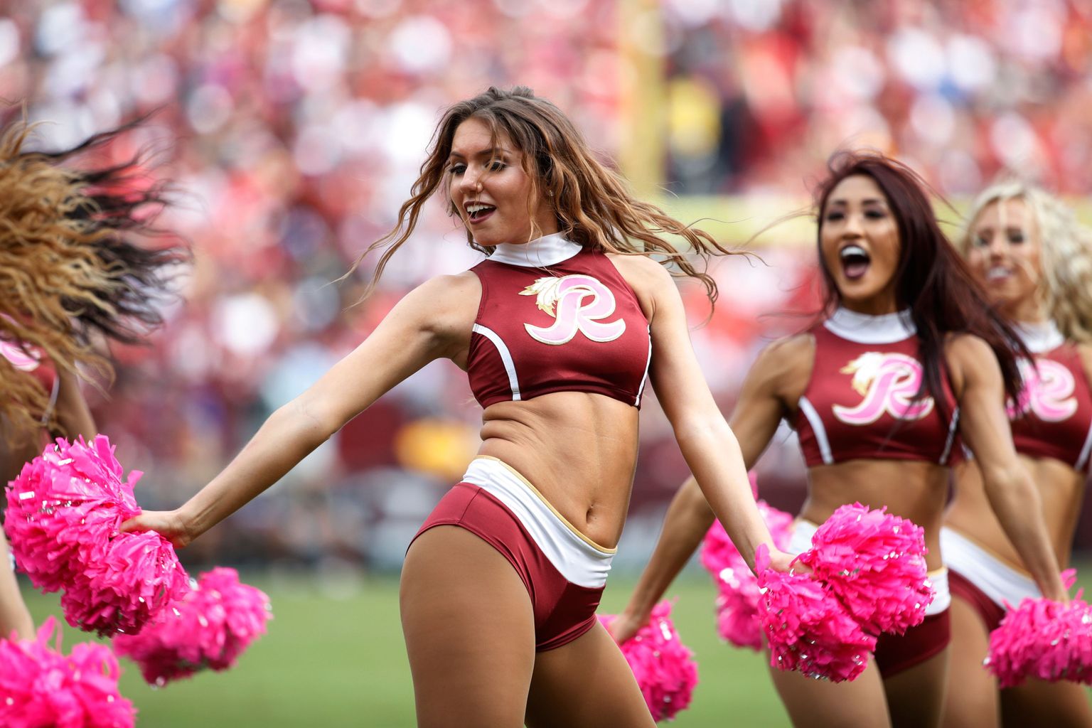 Washington Redskinsi tantsutüdrukud. Foto on illustratiivne.