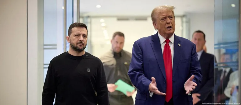 Владимир Зеленский и Дональд Трамп, Нью-Йорк, сентябрь 2024.