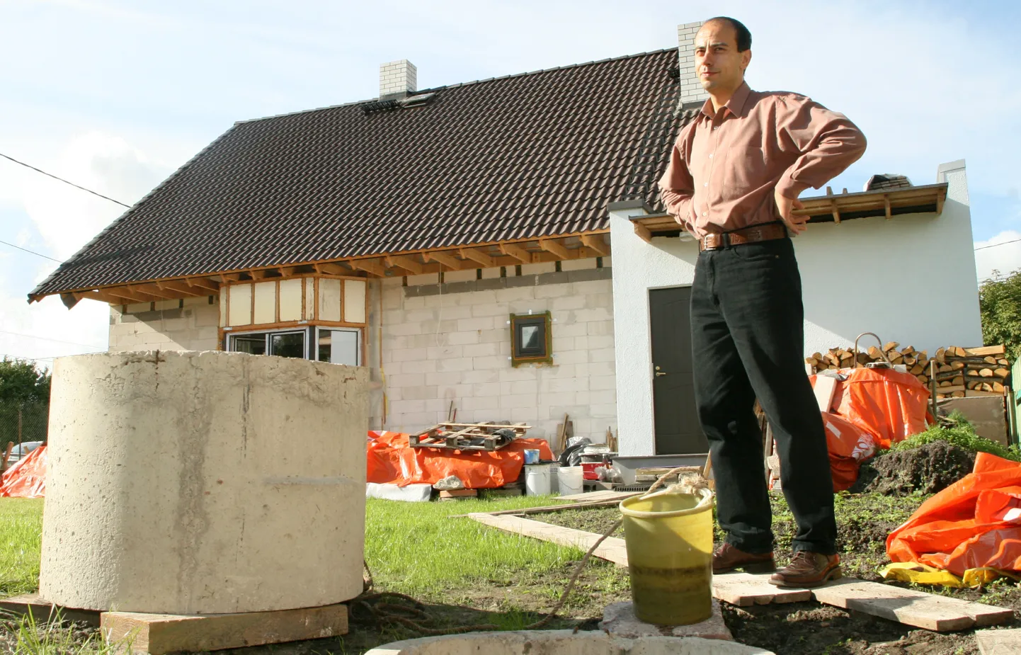 Eramaja ehitamine, ehitustööd oma maja ehitamisel.