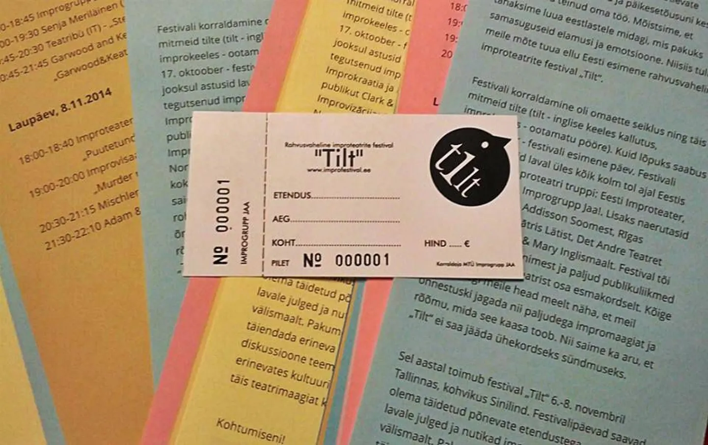 Tallinnas algas improfestival Tilt.