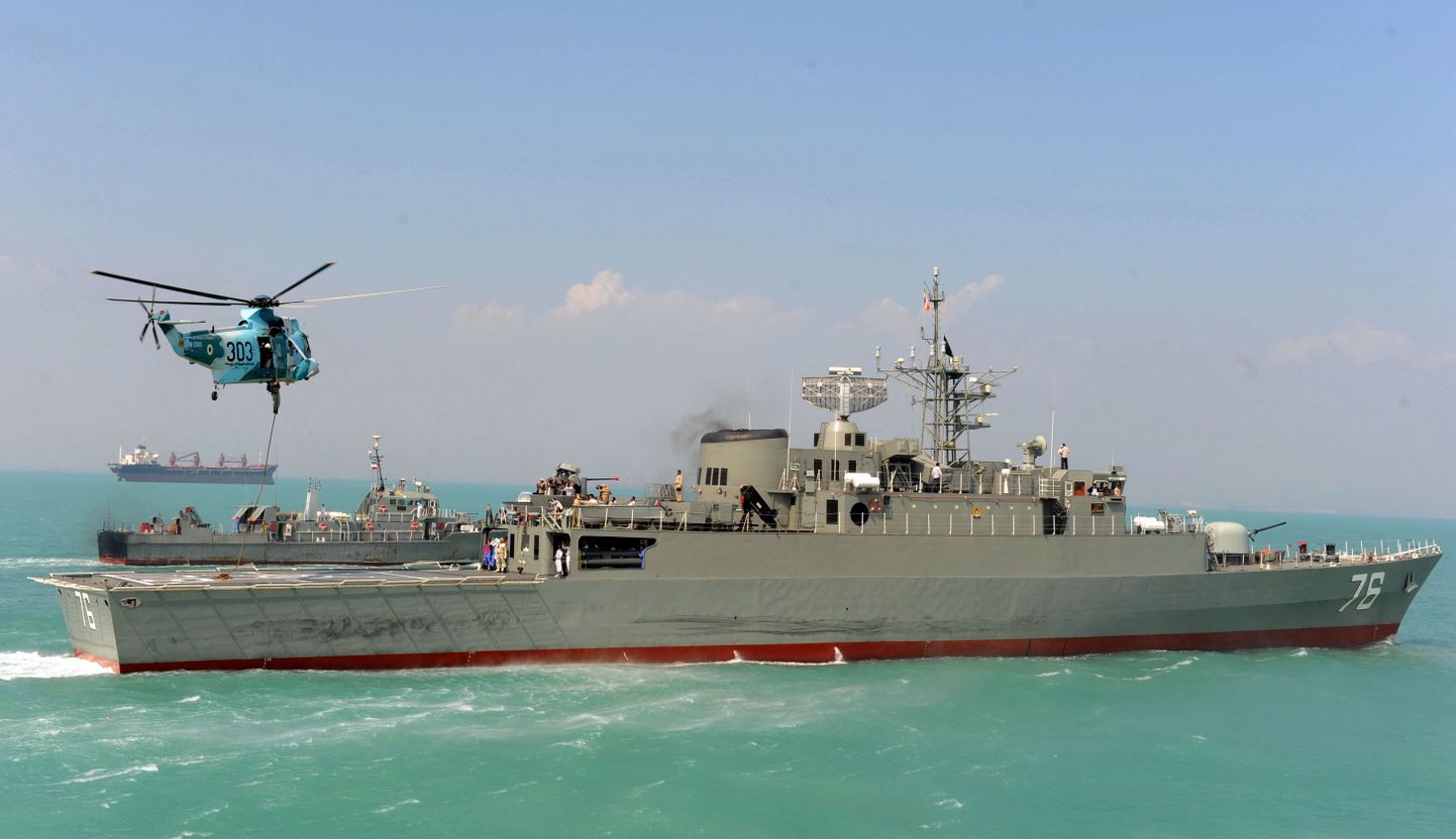Iraani sõjalaev Jamaran.