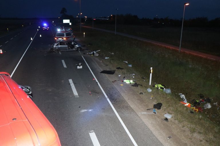 Liiklusõnnetus Tallinna-Narva maanteel.