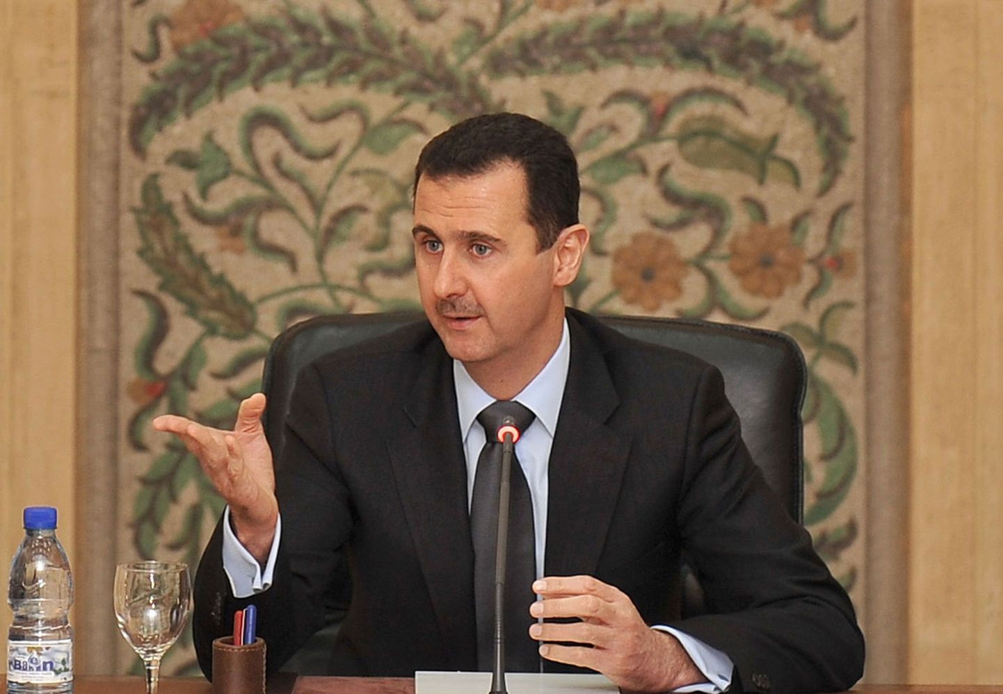SANA agentuuri pildil on Süüria president Bashar al-Assad.
