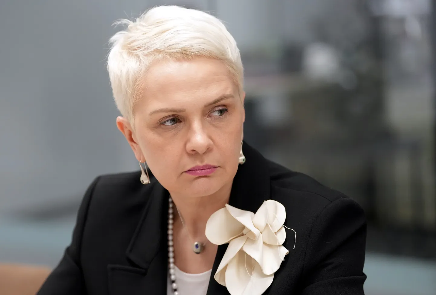 LSM valdes priekšsēdētāja Baiba Zūzena.