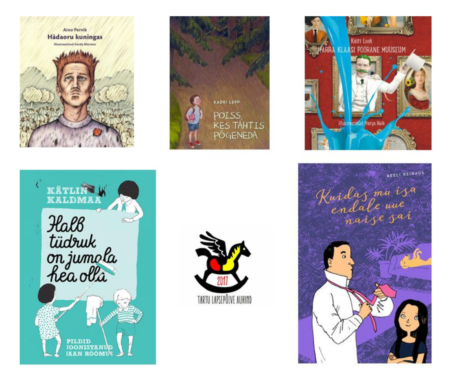 Nende viie raamatu autorite hulgast selgub 22. aprillil Lapsepõlve auhinna saaja.