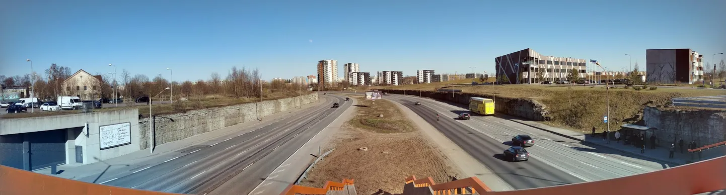 Tallinn, vaade Laagna teele Pallasti sillalt.
