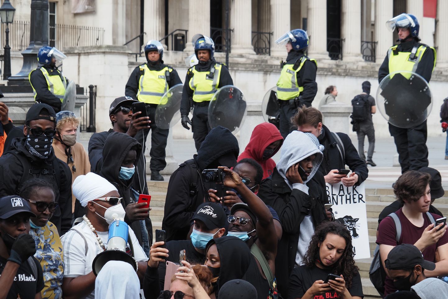 Black Lives Matter meeleavaldus Londonis 13. juunil.