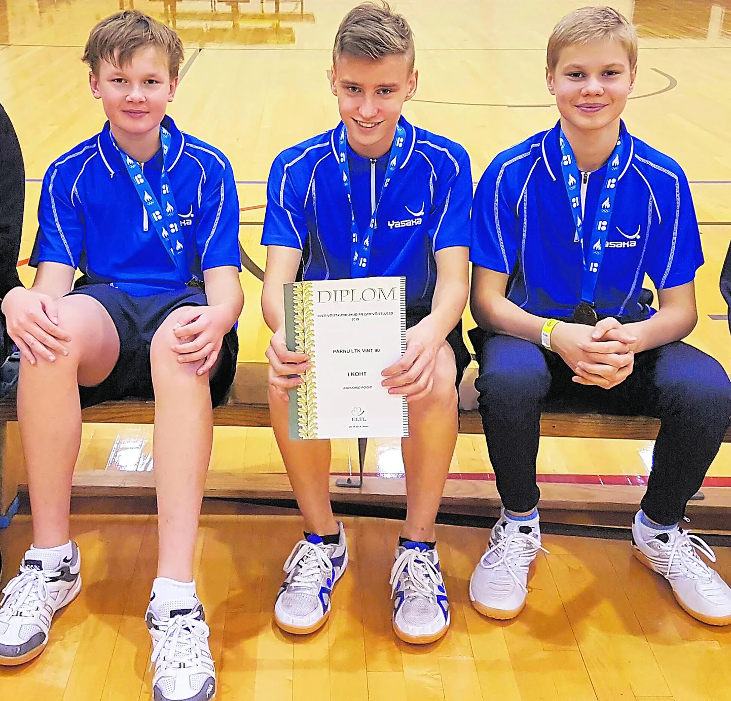 Vasakult: Madis Moos, Ken Talpas-Taltsepp ja Mart Luuk tõid suvepealinna  meistritiitli.