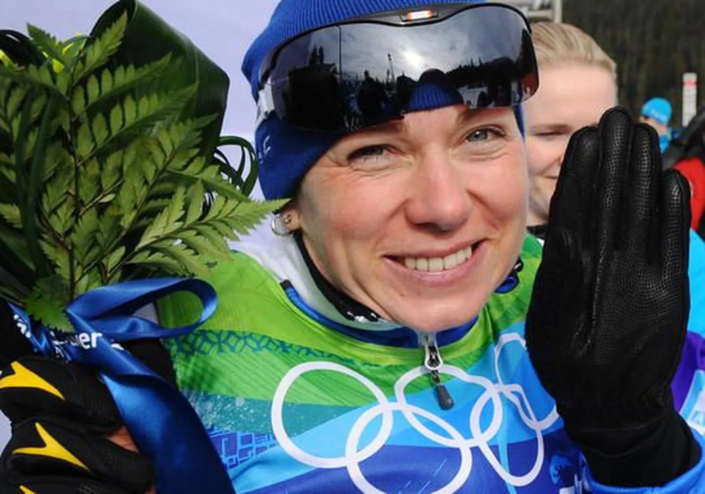 Кристина Шмигун в Ванкувере уже завоевала "серебро".