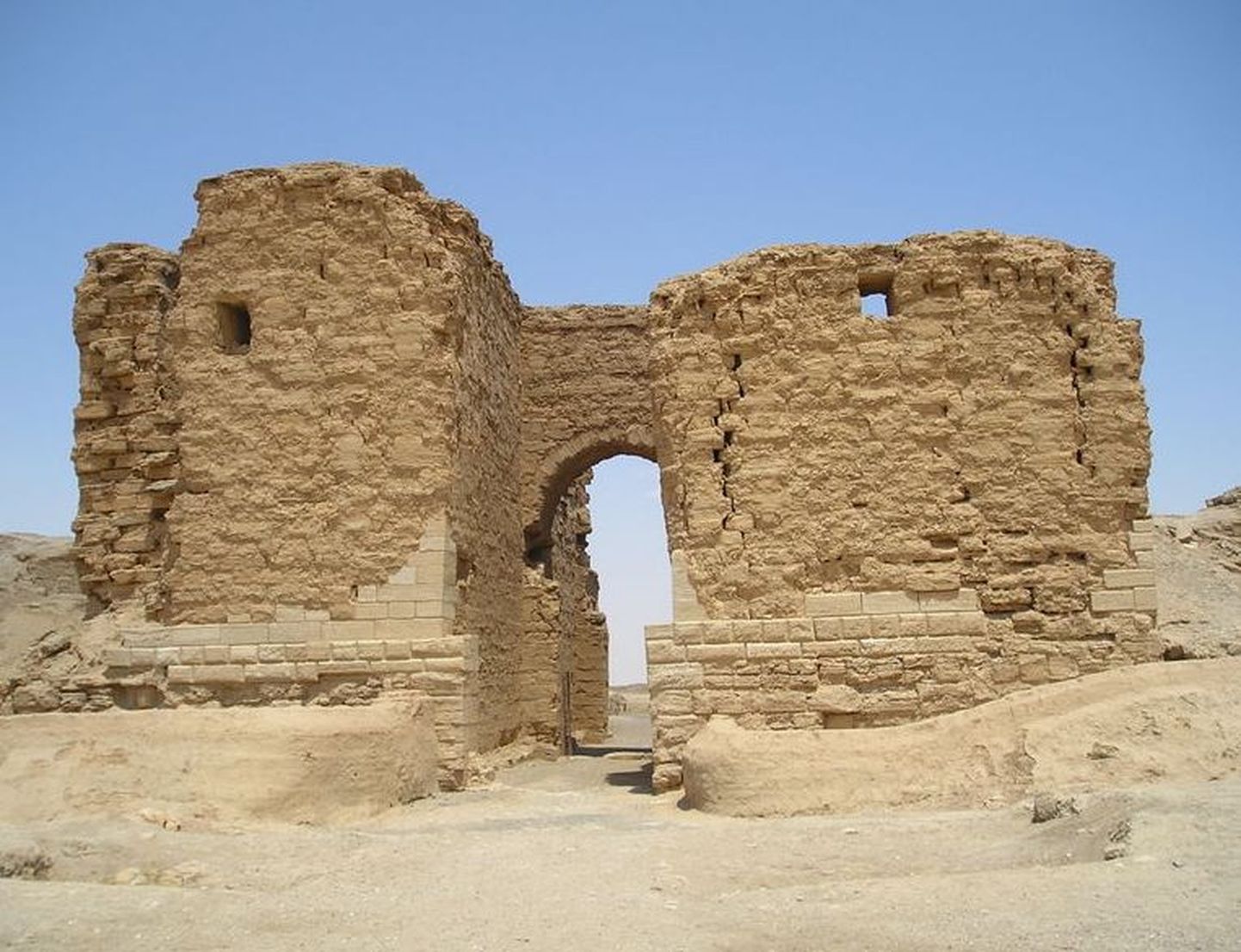 Osa Dura-Europose säilinud linnamüürist
