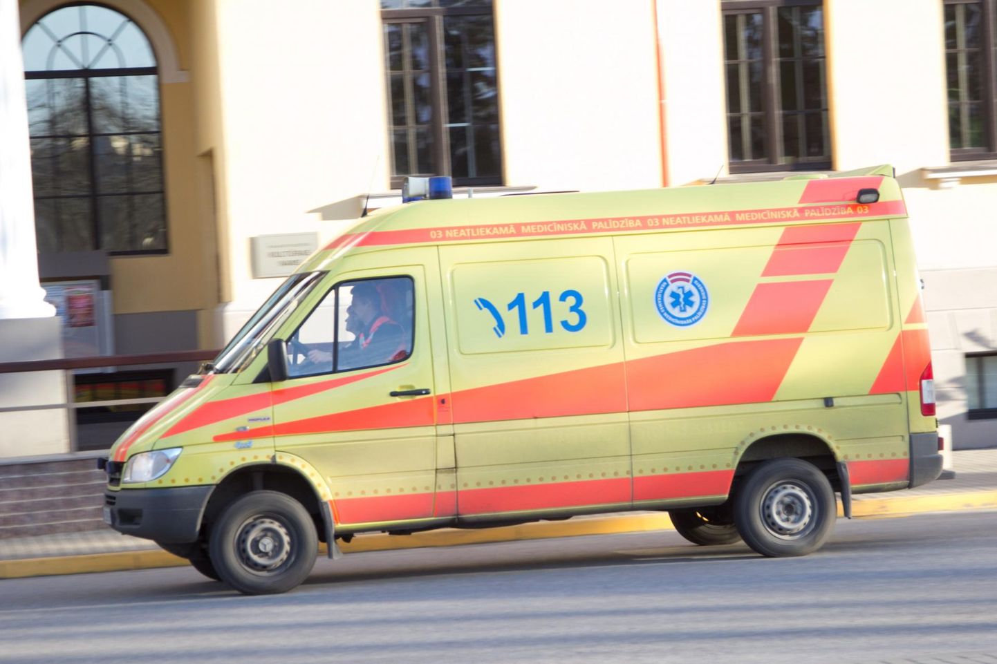 Läti kiirabi tööülesandeid täitmas. Foto on illustratiivne.