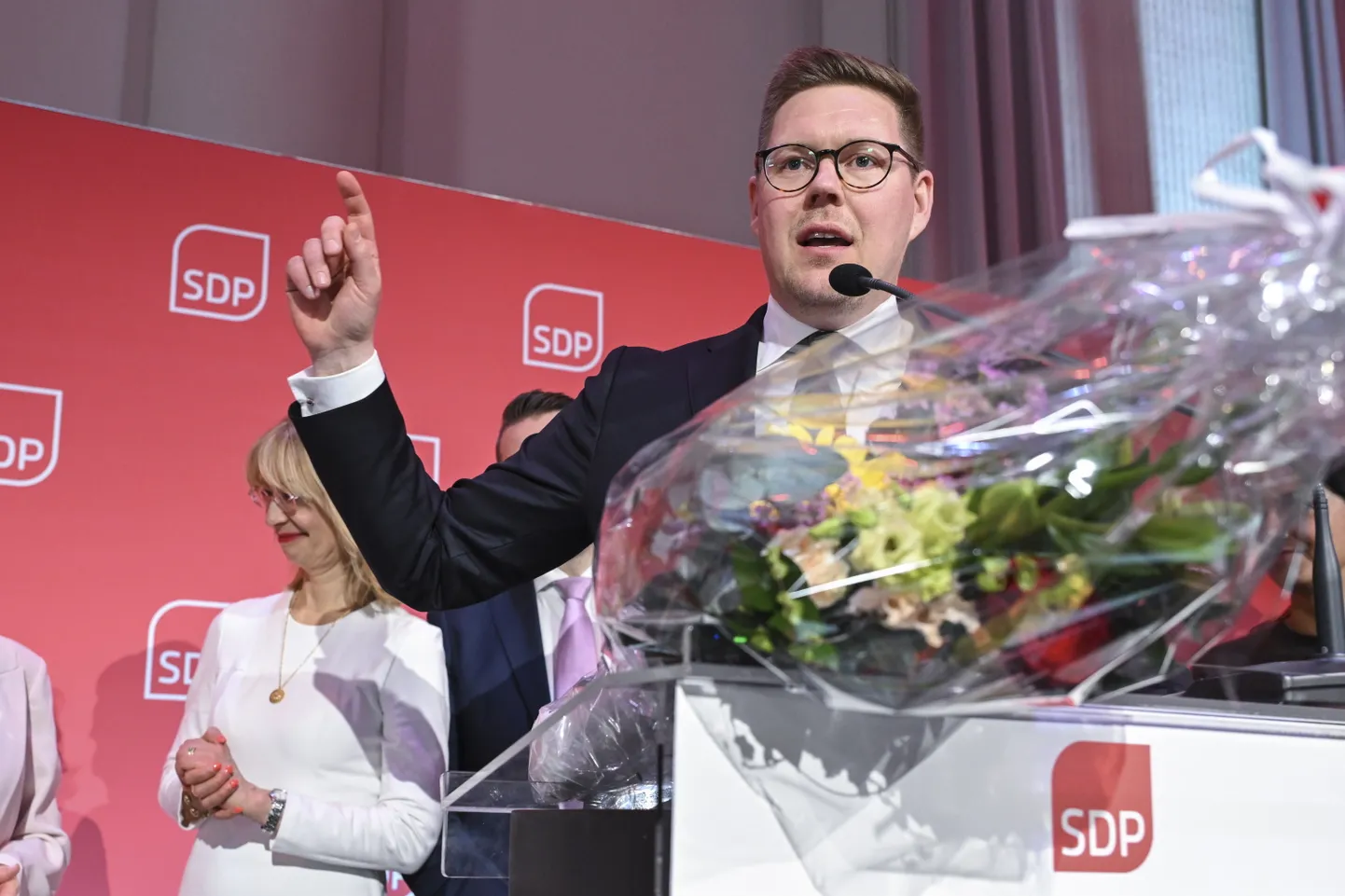 Soome Sotsiaaldemokraatliku Erakonna juht Antti Lindtman. 13. aprill 2025.
