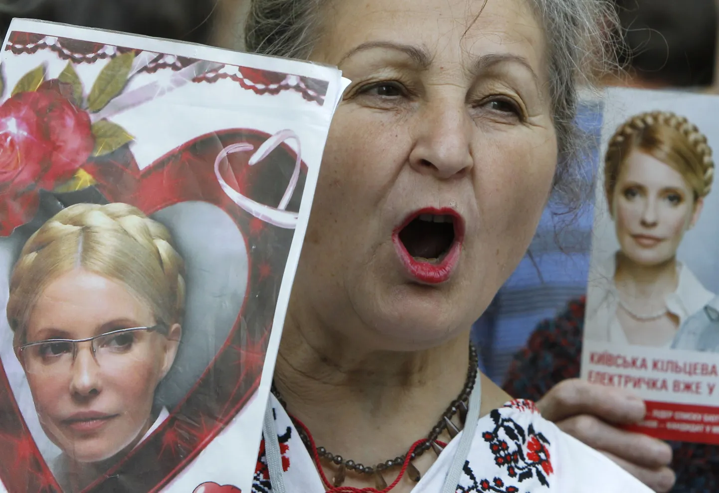 Ukraina ekspeaministri Julia Tõmošenko toetaja.