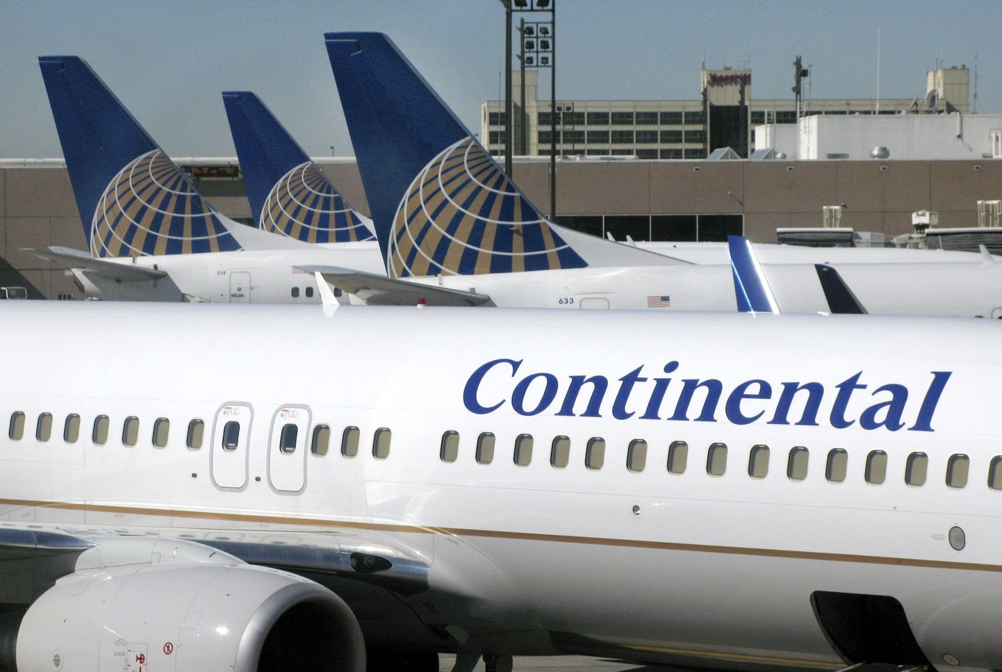 Continental Airlinesi lennukid.