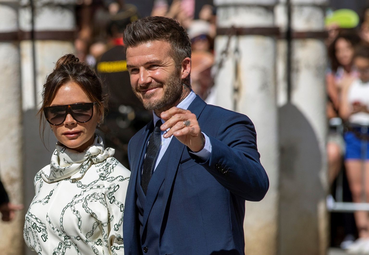 David Beckham ja abikaasa Victoria Beckham