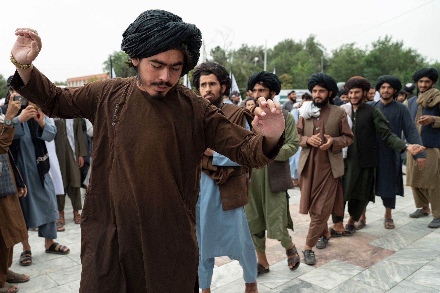 Talibani võidutants Kabulis.