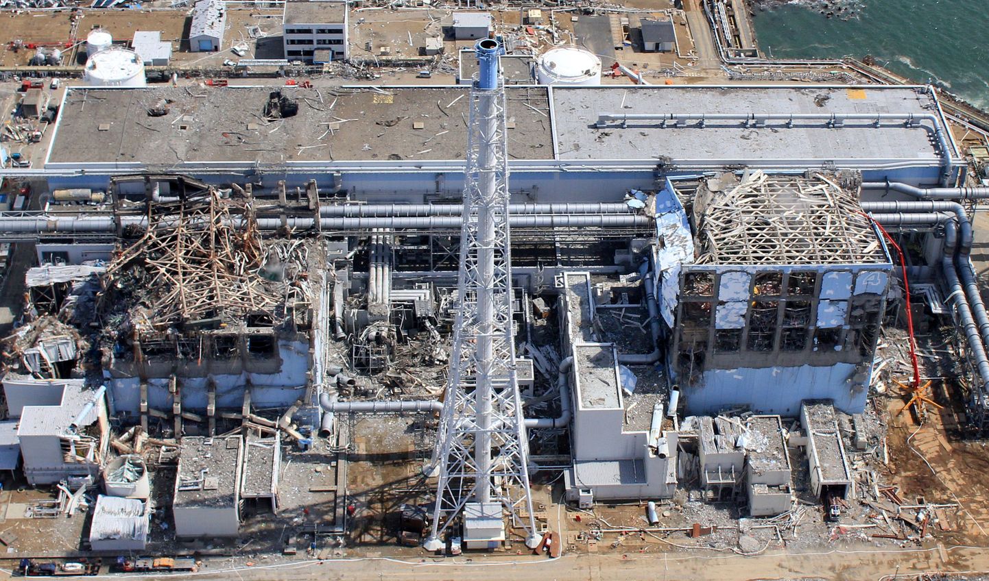 Fukushima tuumaelektrijaam õnnetuse järel.