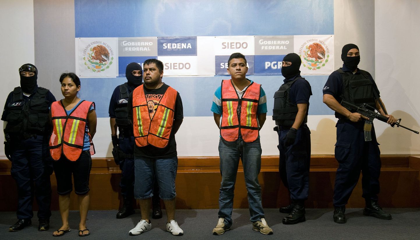 Politsei arreteeris narkokartelli  Cartel del Golfo liikmed, keda kahtlustatakse presidendi mõrva plaanimises