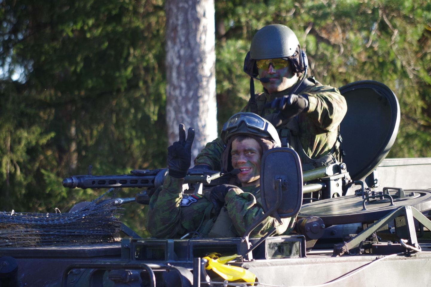 Leedu kaitseväelased õppusel Siil 2018.