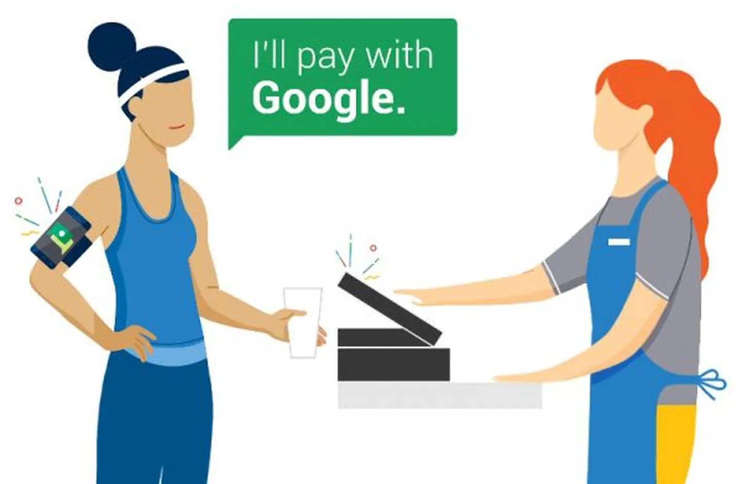 Google'i kontaktivaba makselahendus.