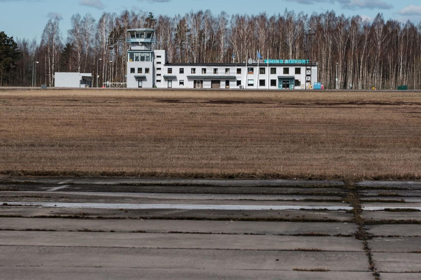 Pärnu Lennujaama reisiterminal enne rekonstrueerimist.