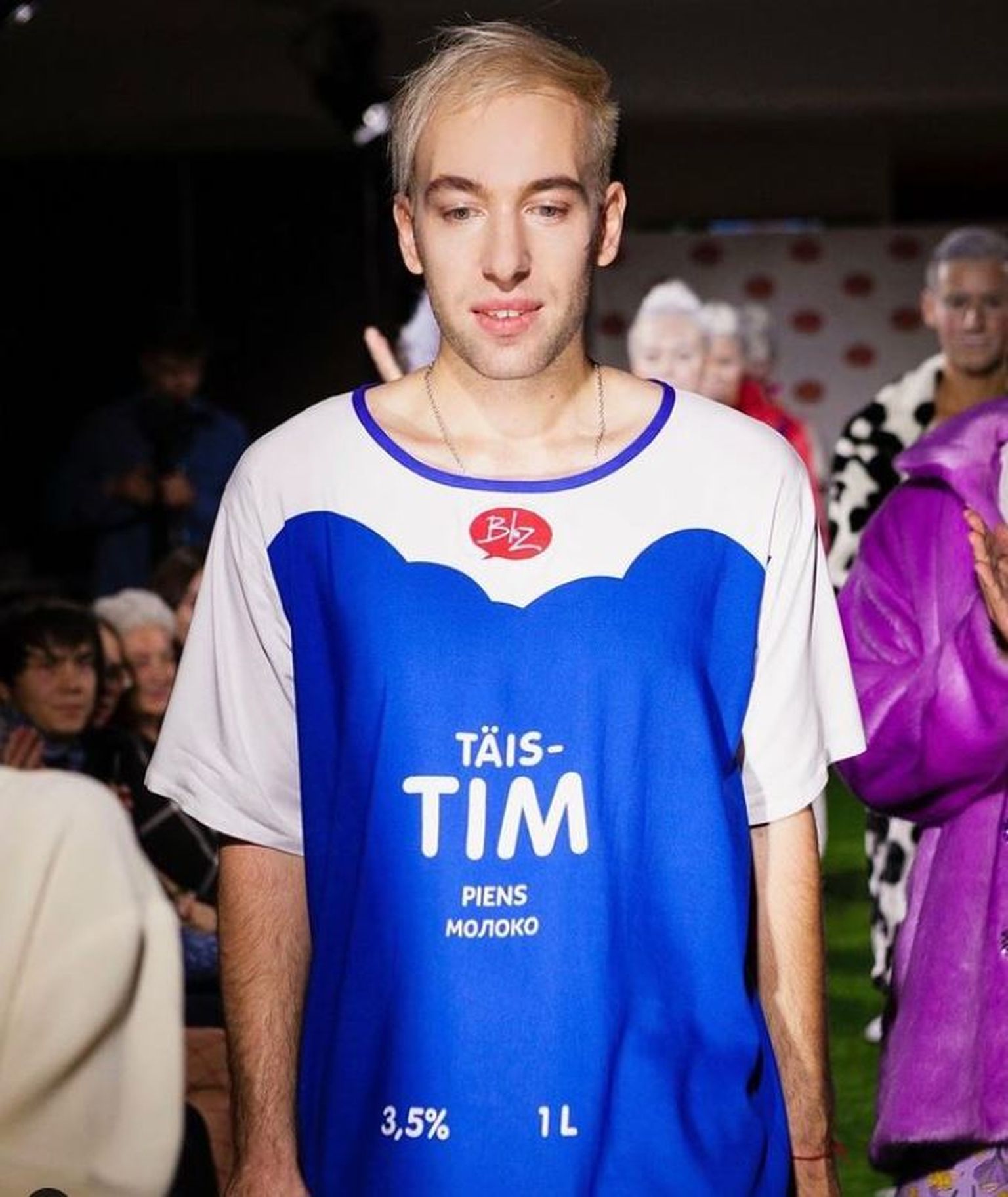 Тим Блуз в одежде собственной марки Tim Bluz