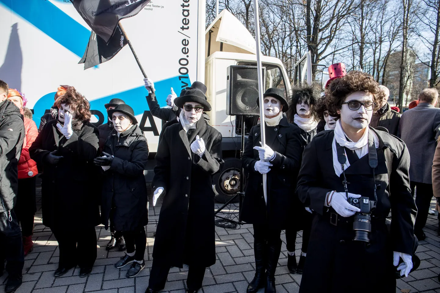 Rakvere teatri delegatsioon eilsel "Sajandi loo avaüritusel"