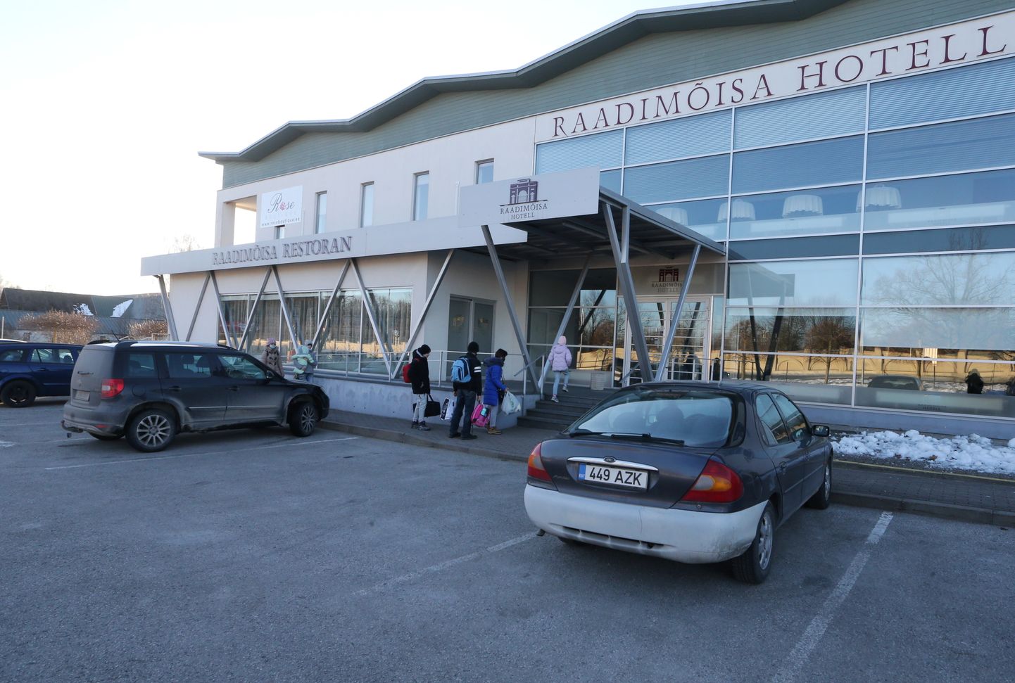 Ukraina põgenike vastuvõtukeskus Raadimõisa hotellis.