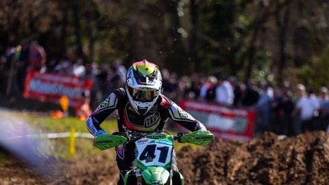 Jonasam Ķegumā piektā vieta MXGP posma otrajā braucienā