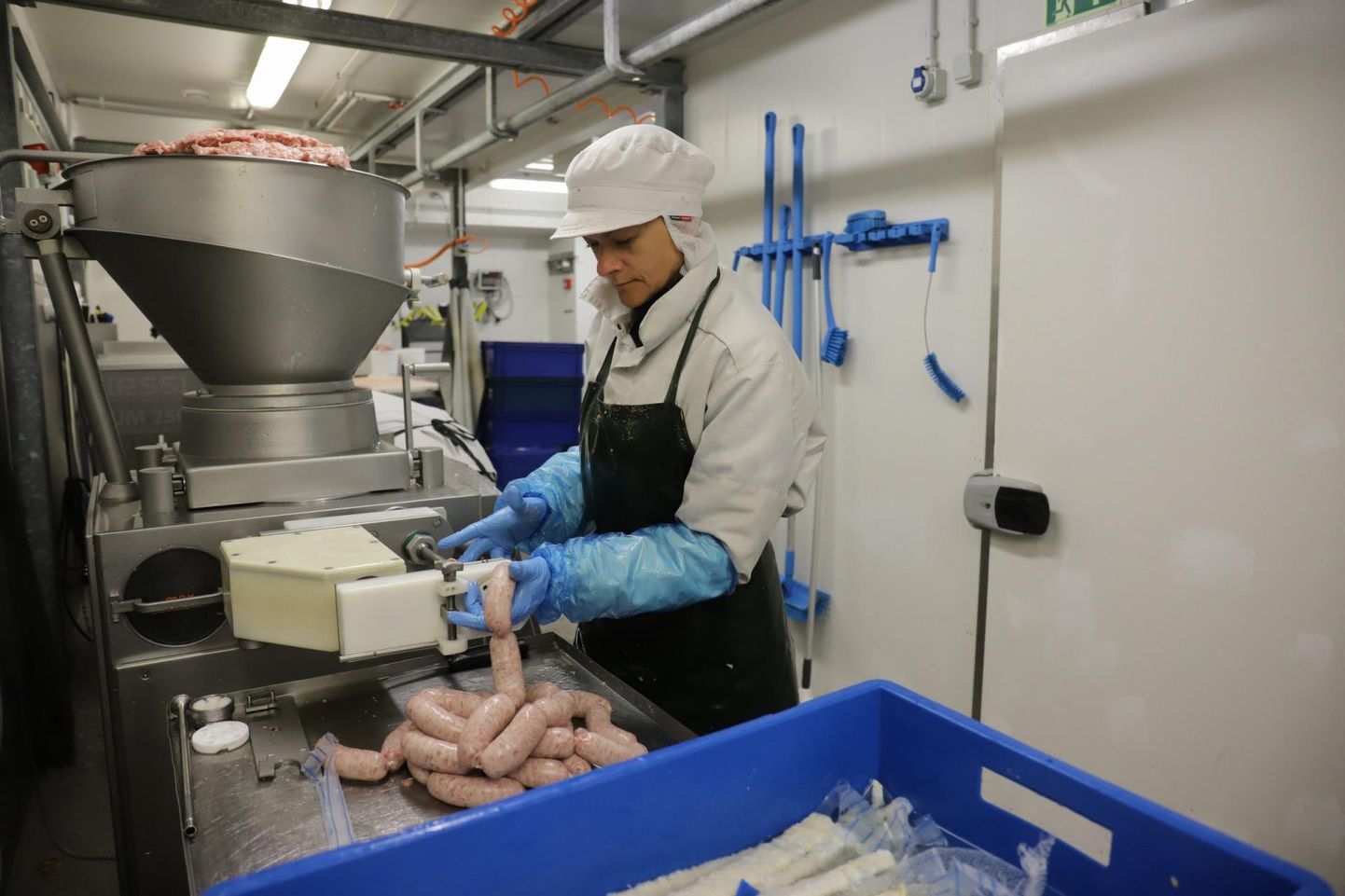 Matsimoka lihatööstusest tuleb nädalas 400–500 kilogrammi auhinnatud vorsti.