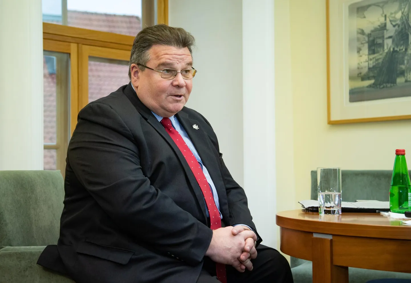 Leedu välisminister Linas Linkevičius arutas Tallinnas julgeoleku- ja regionaalseid küsimusi ning kohtus lisaks Eesti kolleegidele ka oma Ukraina ametikaaslasega.