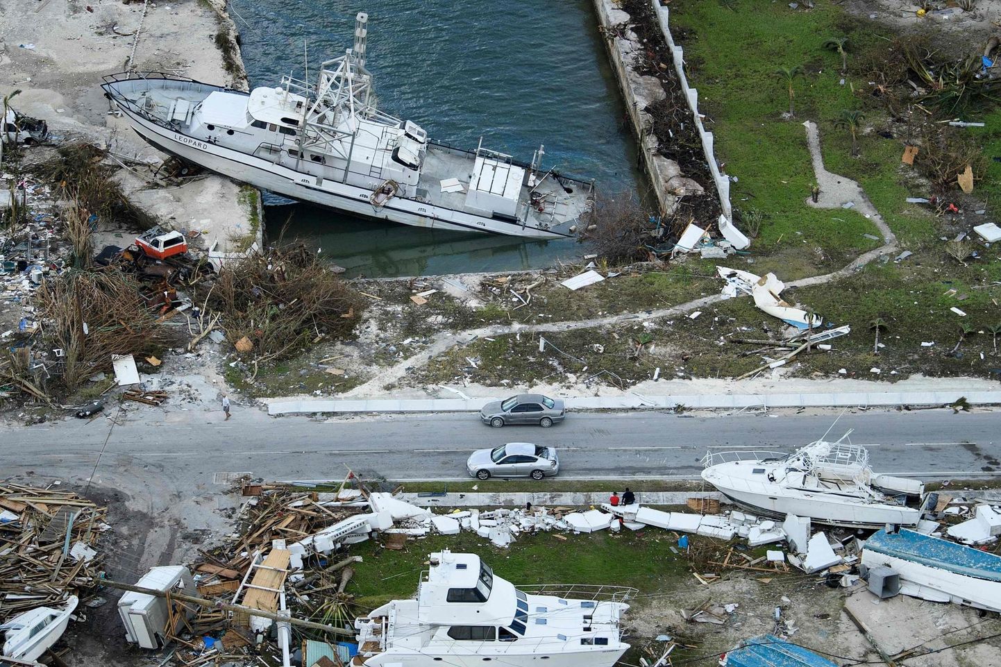 Doriani hävitustöö Bahamal.