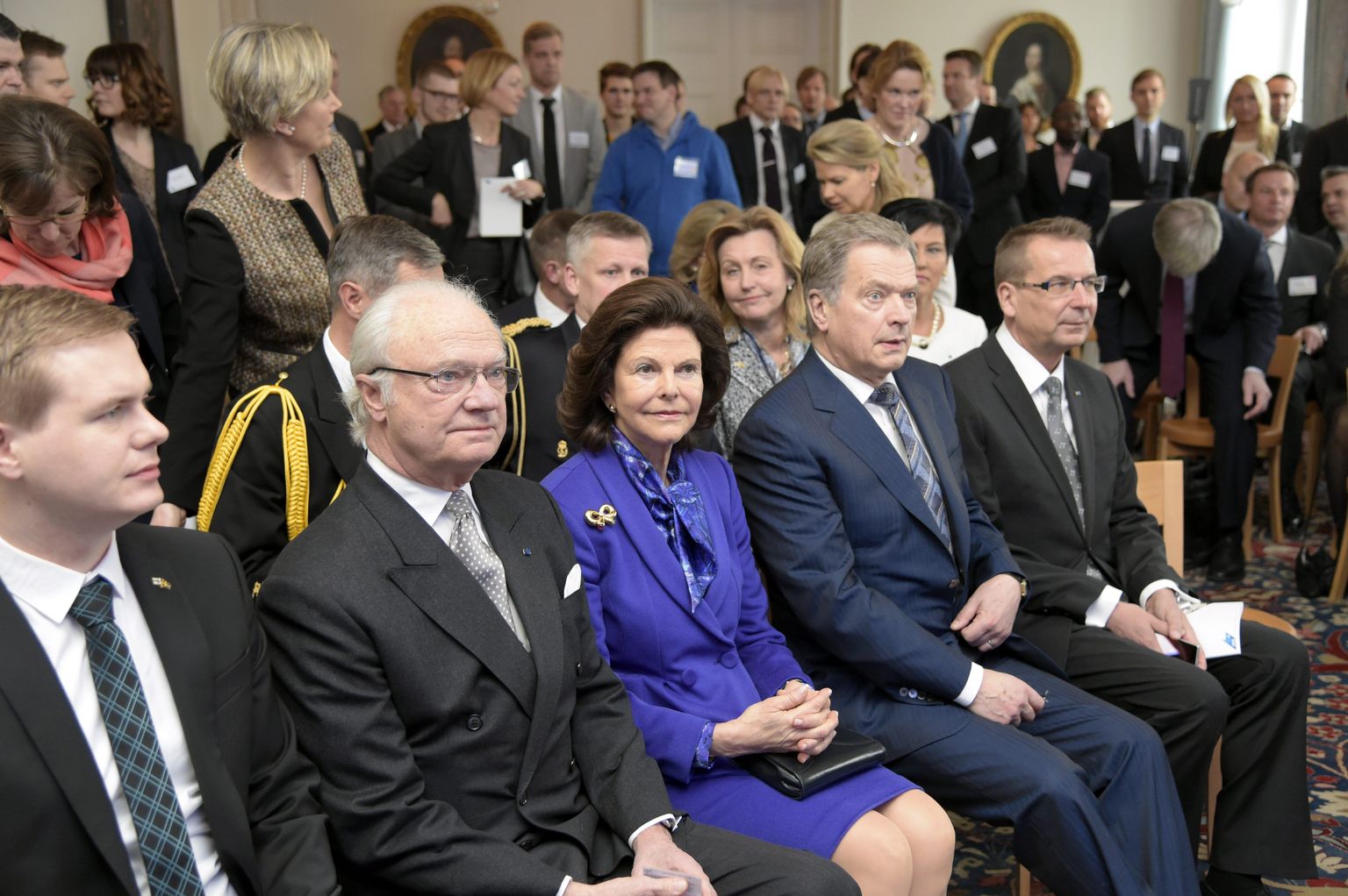 Soome suursaadik Rootsis Jarmo Viinanen (paremal)