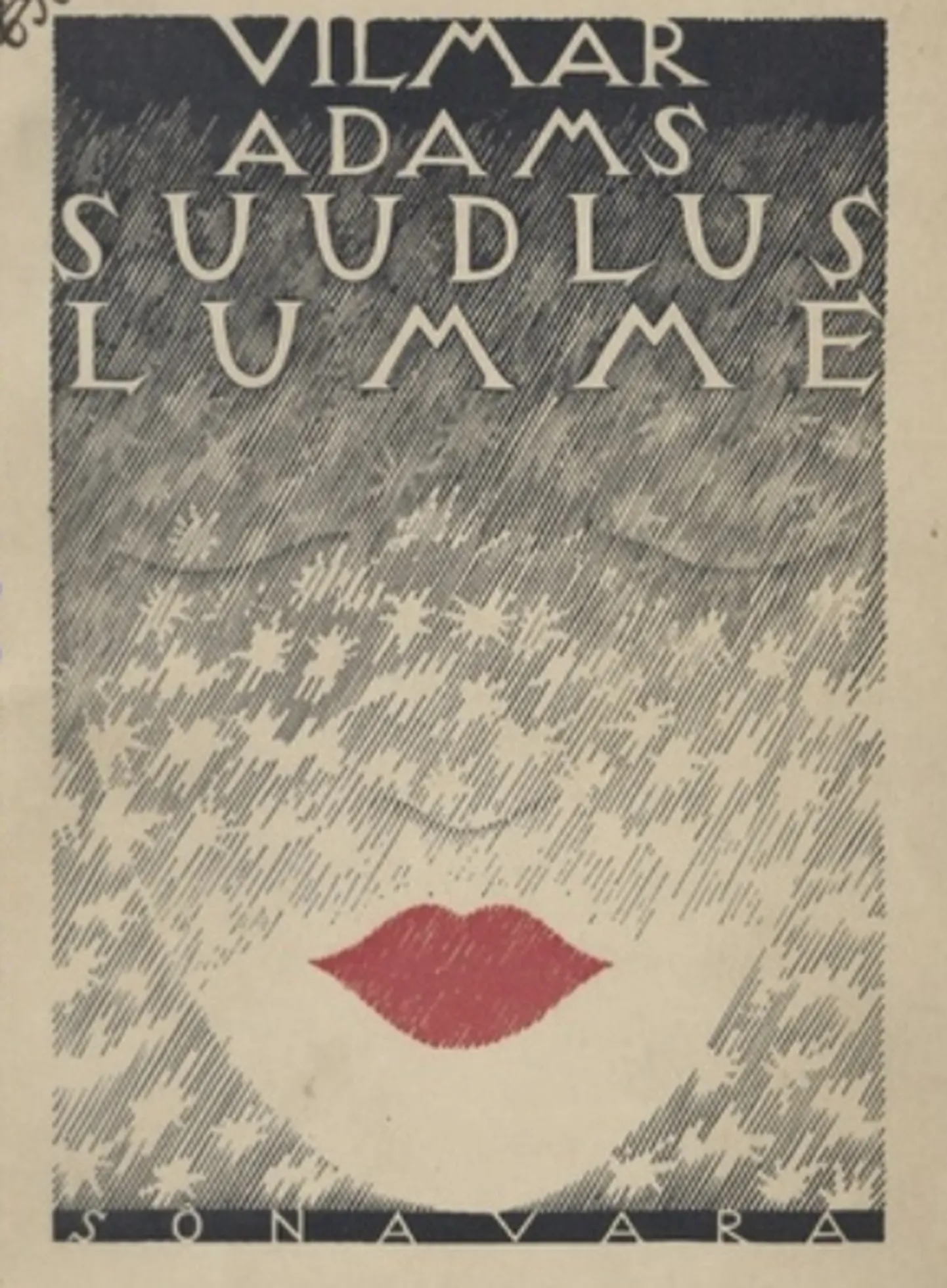 Valmar Adams «Suudlus lumme» (Sõnavara, 1924)