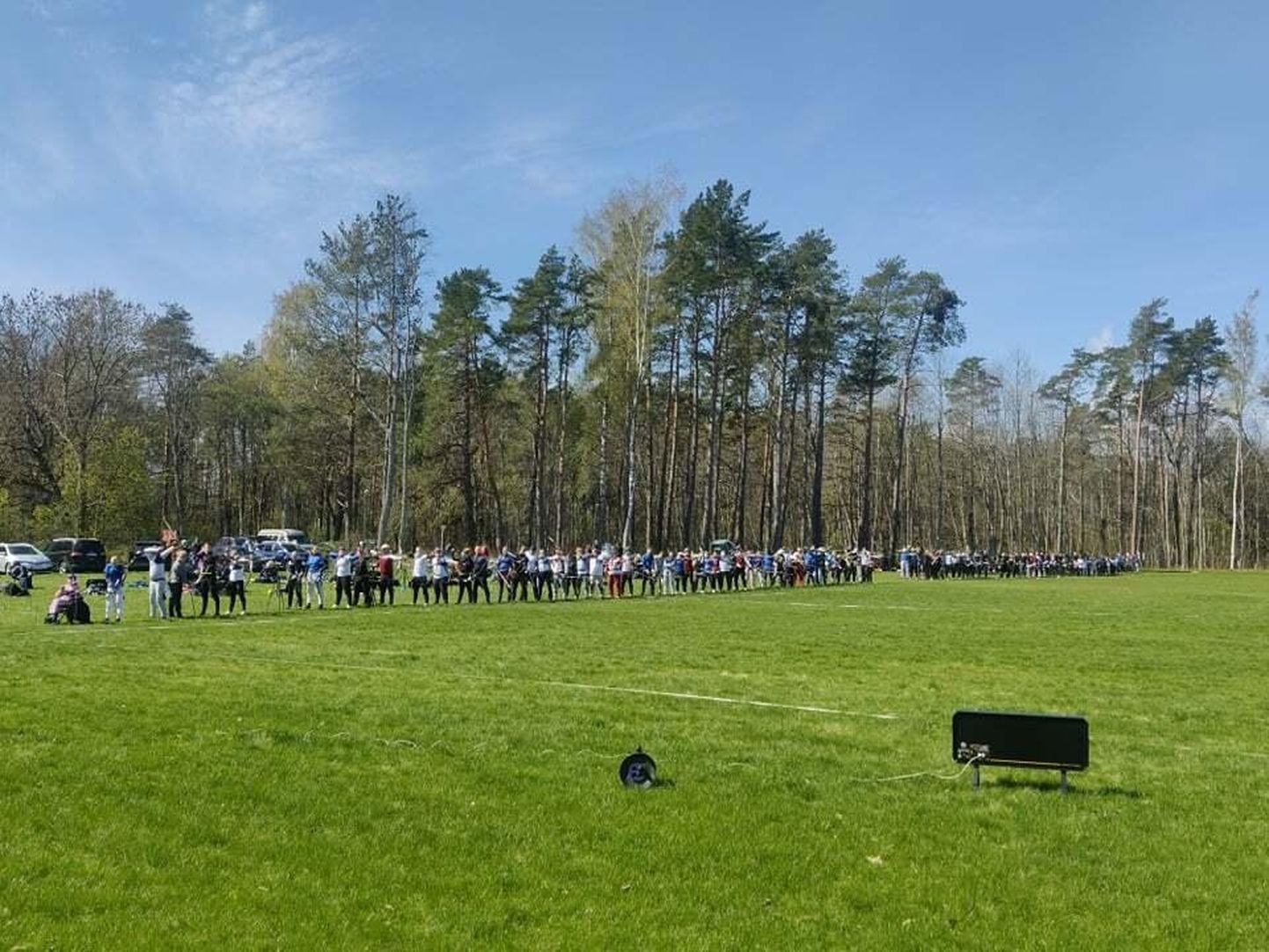 Hooaja esimesel välisvõistlusel Pärnus Tammiste vibustaadionil lasid ühel joonel nooli märki 114 sportlast.