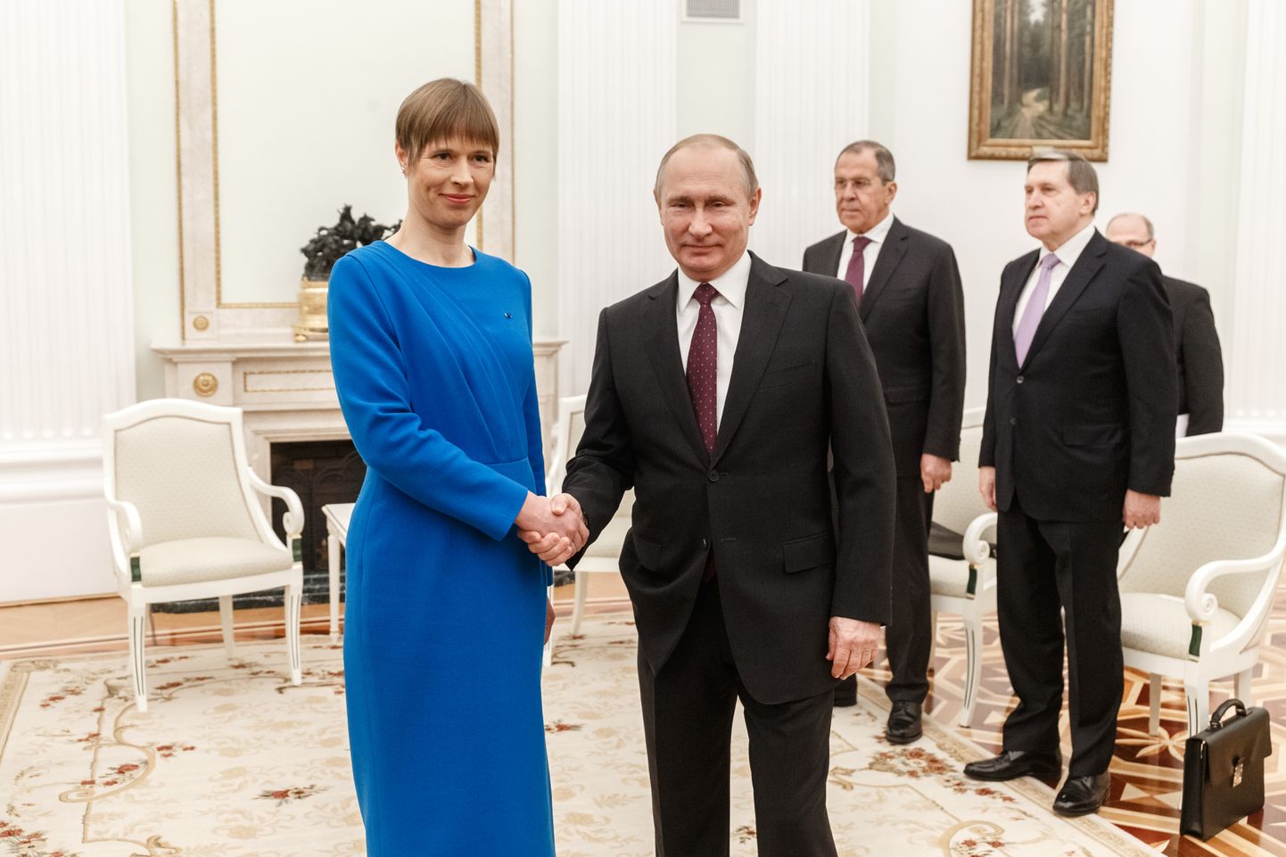 President Kersti Kaljulaid kohtus Kremlis Vladimir Putiniga