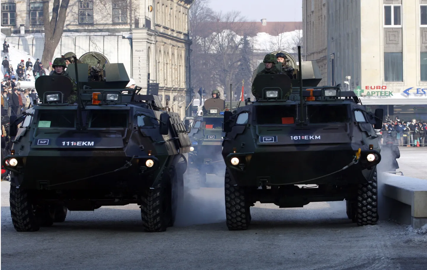 Iseseisvuspäeva paraad Tallinnas Vabaduse väljakul. Foto on illustreeriv.