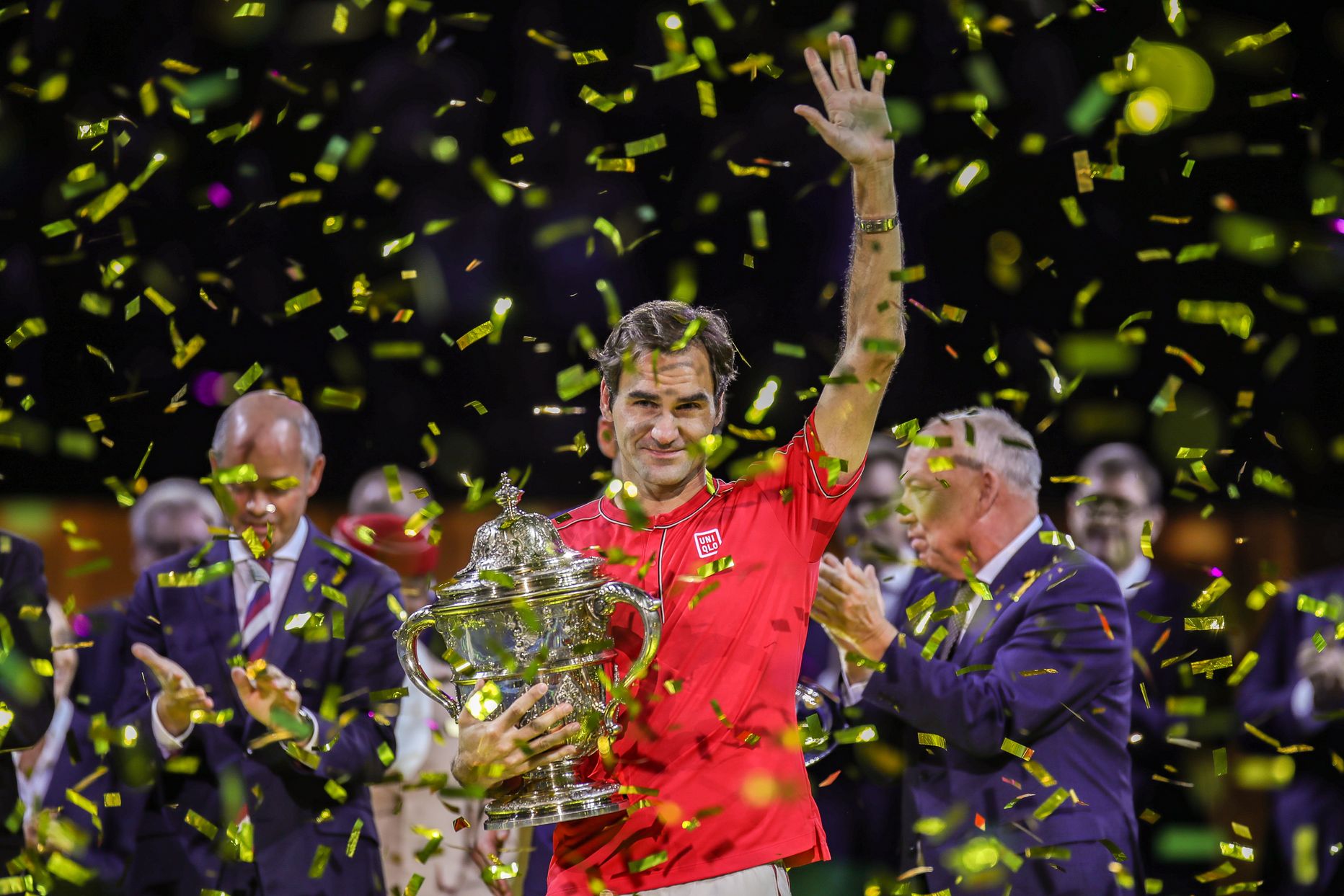 Roger Federer 2019. aastal Baseli turniiril.