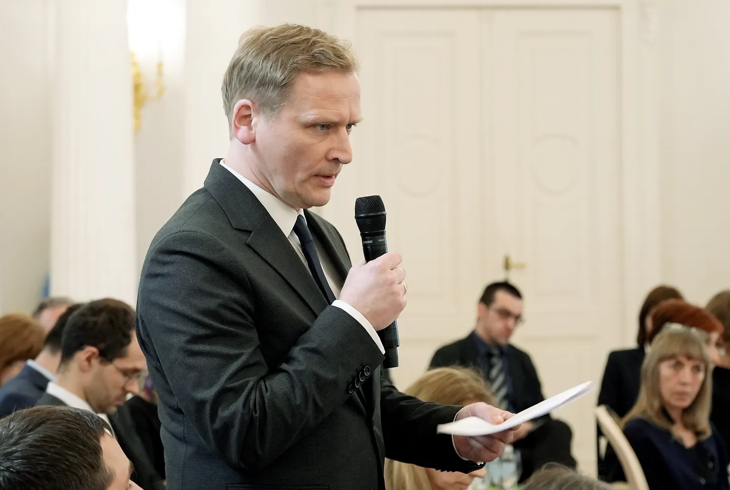 Sabiedrisko elektronisko plašsaziņas līdzekļu padomes priekšsēdētājs Jānis Siksnis.