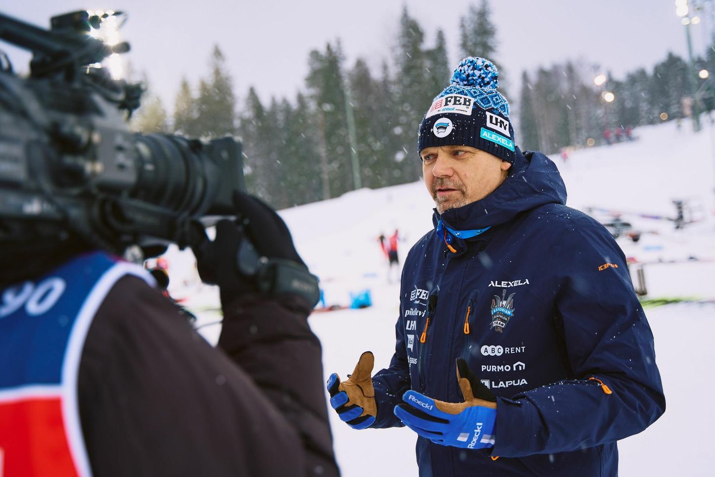 Eesti koondise peatreener Stefan Lindinger.