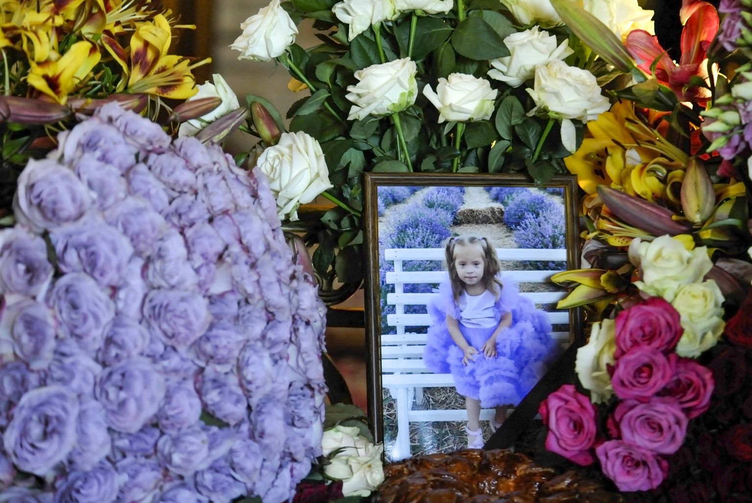 Похороны четырехлетней Лизы, которая погибла при обстреле Винницы