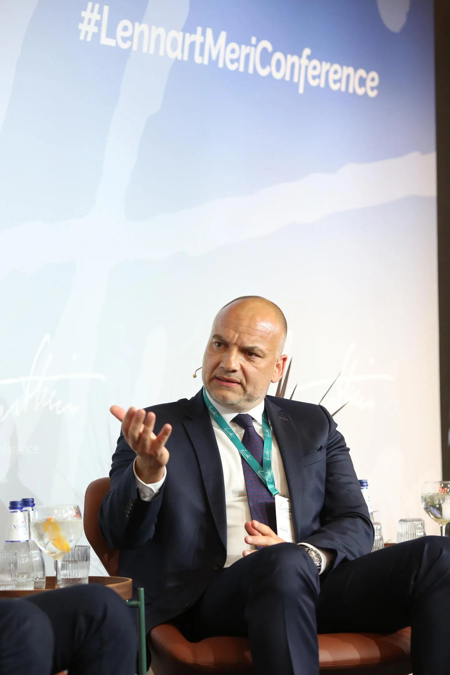 Директор Координационного офиса ЕС по вопросам разведки (EU INTCEN) Даниэль Маркич на конференции Леннарта Мери в Таллинне.